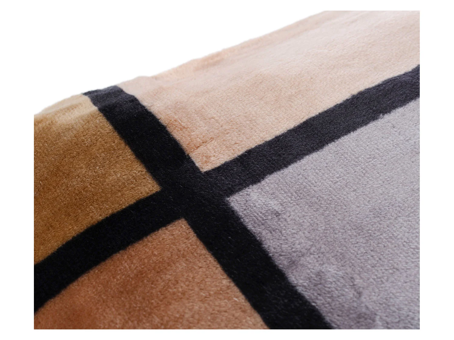 GÖZZE Cashmere-Feeling Dec, taupe/creme/schoko – Bild 3 von 3