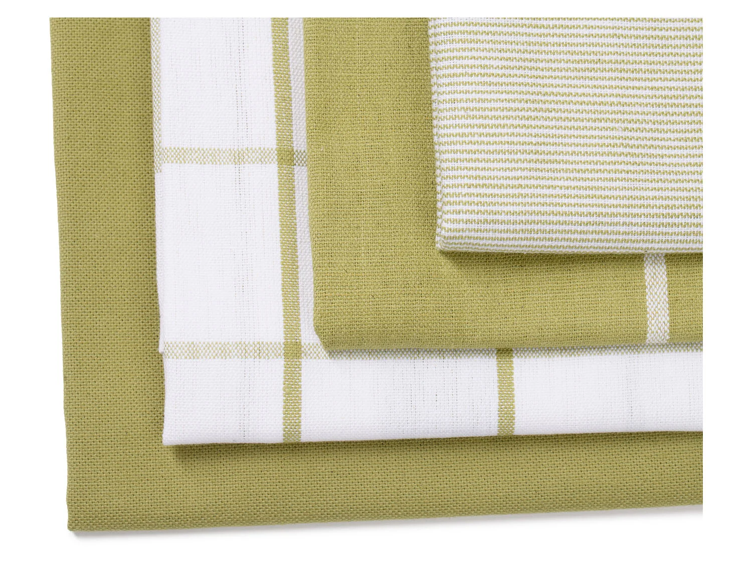 GÖZZE Geschirrtücher 4er Pack, 50 x 70 cm (Lindgrün) – Bild 2 von 3