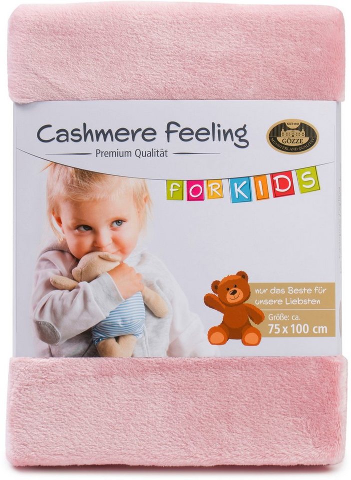 Kinderdecke Premium Cashmerefeeling, Gözze, kuschelig warm – Bild 3 von 5