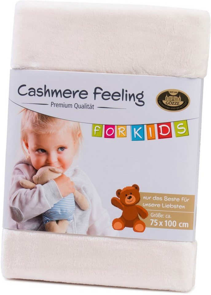 Kinderdecke Premium Cashmerefeeling, Gözze, kuschelig warm – Bild 5 von 5