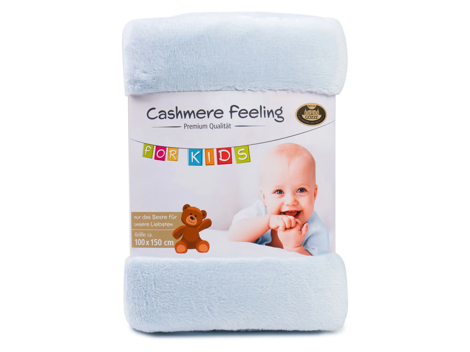Kinderdecke Premium Cashmerefeeling, Gözze, kuschelig warm – Bild 3 von 3