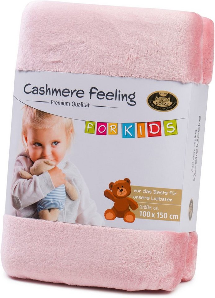Kinderdecke Premium Cashmerefeeling, Gözze, kuschelig warm – Bild 4 von 5