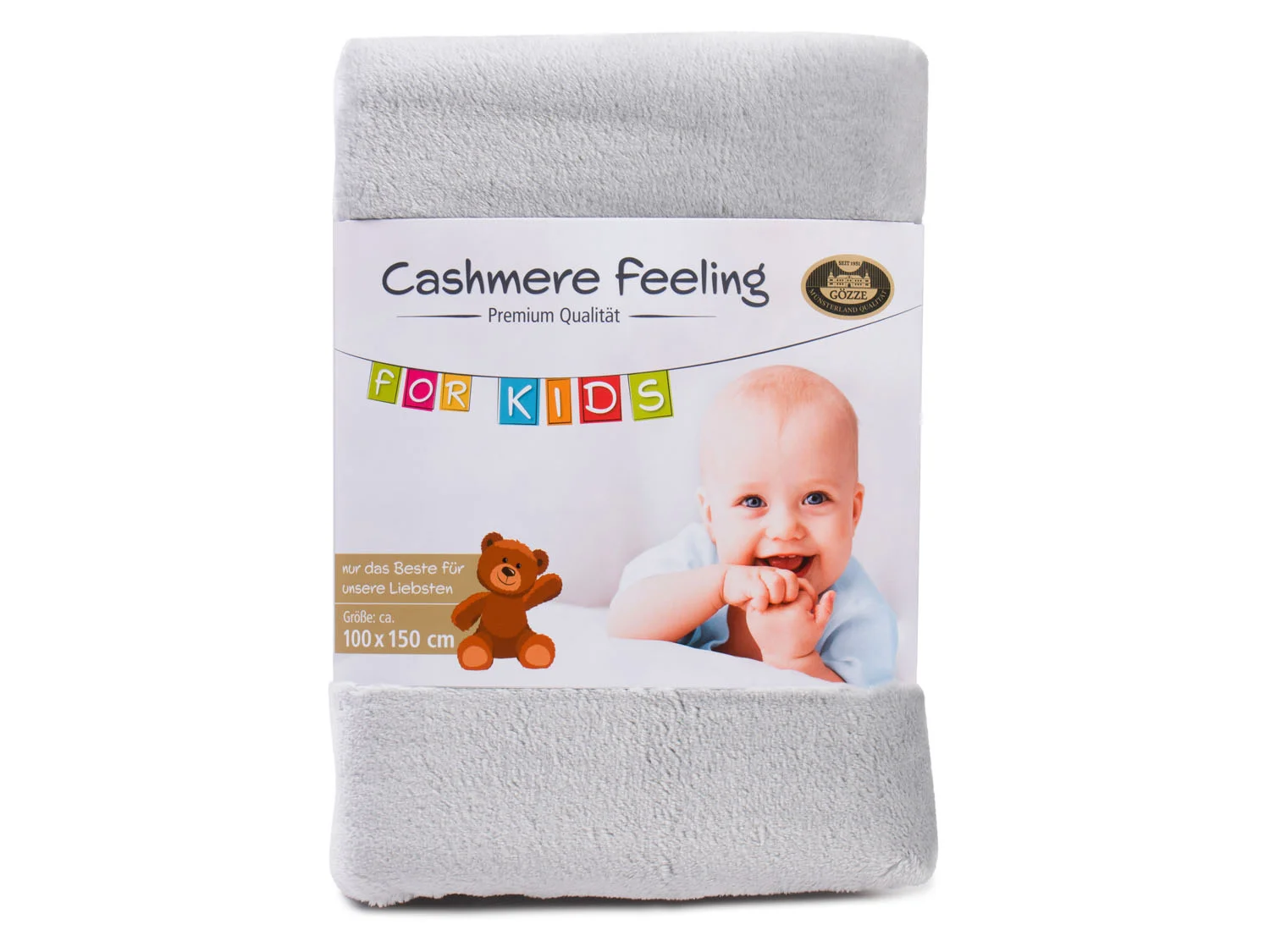 Kinderdecke Premium Cashmerefeeling, Gözze, kuschelig warm – Bild 3 von 3