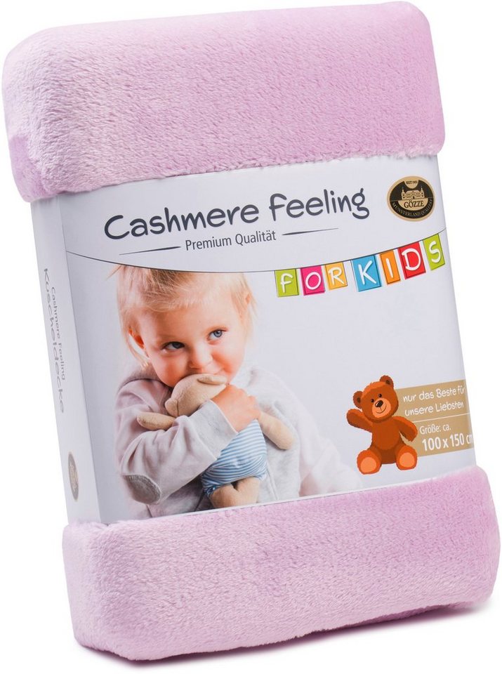 Kinderdecke Premium Cashmerefeeling, Gözze, kuschelig warm – Bild 4 von 5