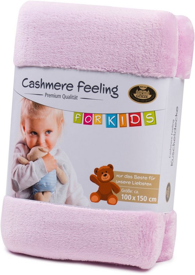 Kinderdecke Premium Cashmerefeeling, Gözze, kuschelig warm – Bild 5 von 5