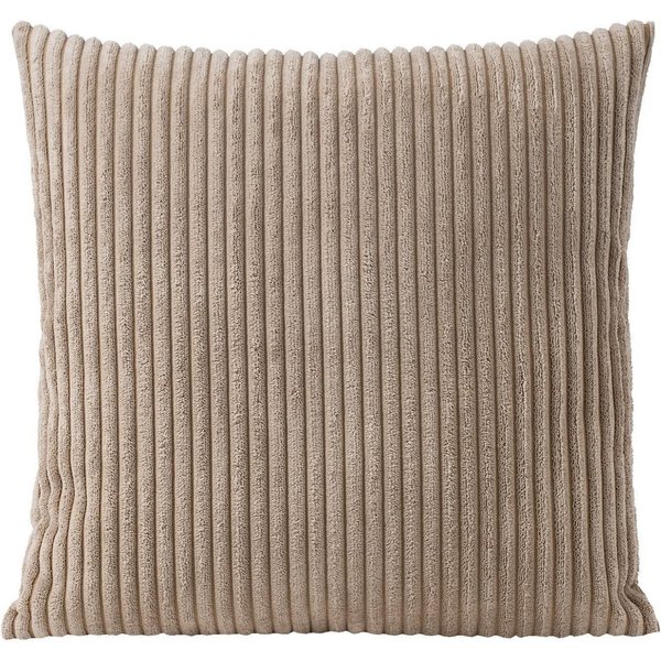 Gözze Kissenhülle ANAFI, 40 x 40 cm, Taupe, Polyester, Cordoptik, (1 Stück), mit Reißverschluss