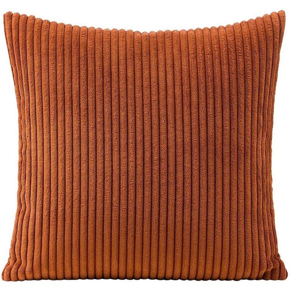 Gözze Kissenhülle ANAFI, Zimtfarben, Polyester, Cordoptik, 40x40 cm, (1 Stück)