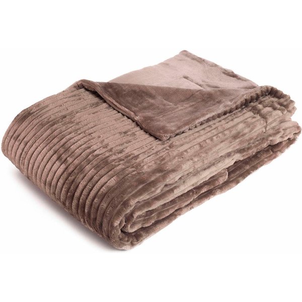 Wohndecke Cordoptik, Gözze, mit Glanzeffekt, Kuscheldecke