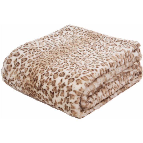 Wohndecke Leopard, Gözze, mit Leopardenmuster, Kuscheldecke