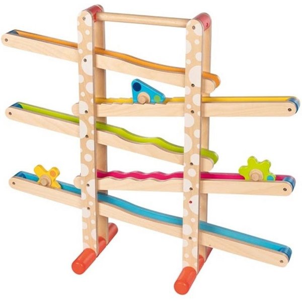 goki Kugelbahn Kreiselbahn, aus Holz, für Kinder ab 2 Jahren