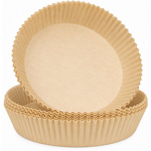 GOLDEN Backpapier Airfryer Backpapier rund, 50 Stück, Boden Ø 16 cm