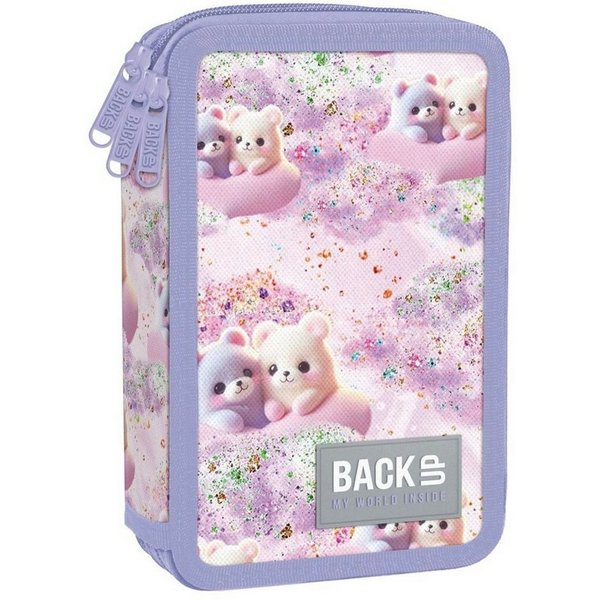 GOLDKIDS Federmäppchen 3 Fächer - Mäppchen für Mädchen und Jungen -, (Federmappe 3-Fach, Federtasche Gefüllte), Schüleretui Schulmäppchen