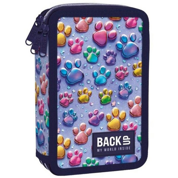 GOLDKIDS Federmäppchen 3 Fächer - Mäppchen für Mädchen und Jungen -, (Federmappe 3-Fach, Federtasche Gefüllte), Schüleretui Schulmäppchen
