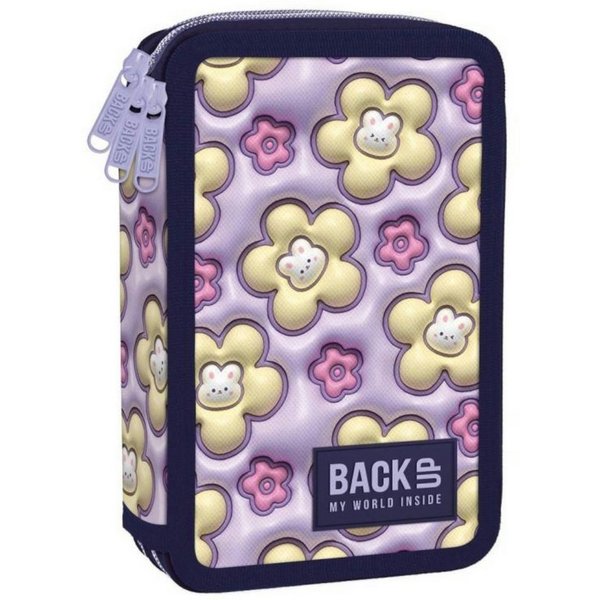 GOLDKIDS Federmäppchen 3 Fächer - Mäppchen für Mädchen und Jungen -, (Federmappe 3-Fach, Federtasche Gefüllte), Schüleretui Schulmäppchen