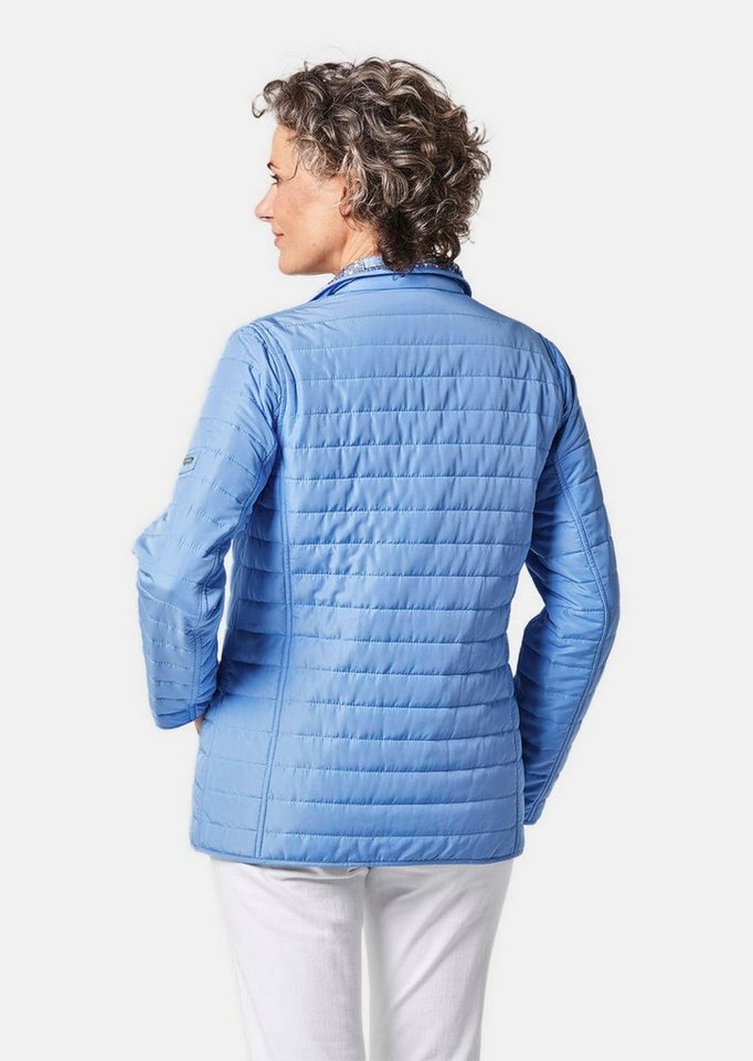 GOLDNER Steppjacke Leichte Steppjacke mit Wendefunktion Patch-Dessin und Reverskragen als modische Akzente – Bild 3 von 5