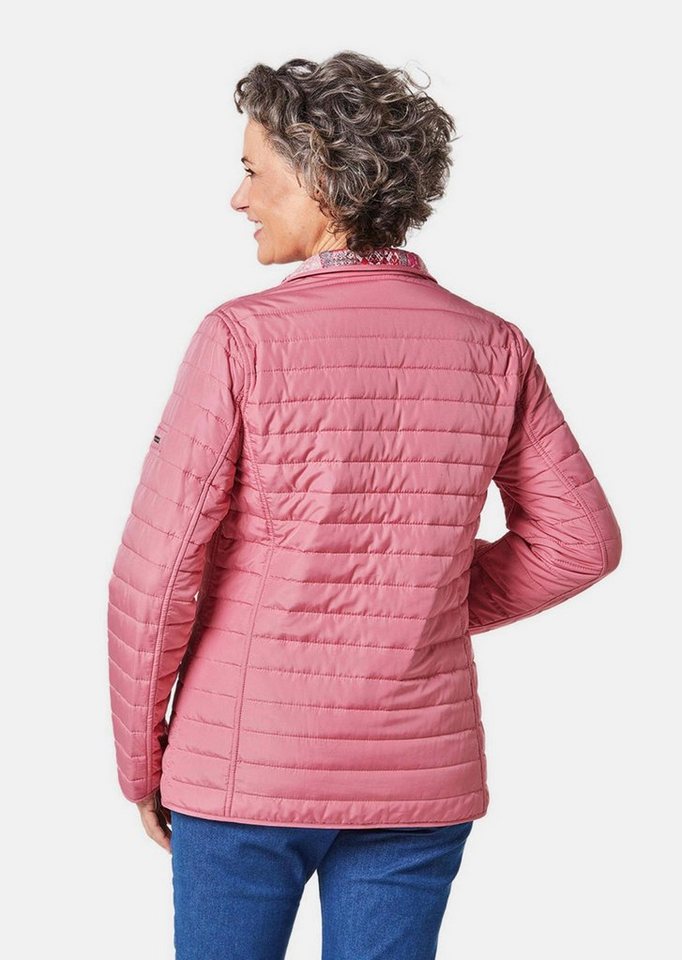 GOLDNER Steppjacke Leichte Steppjacke mit Wendefunktion Patch-Dessin und Reverskragen als modische Akzente – Bild 3 von 5