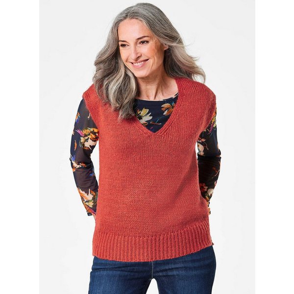 GOLDNER Strickpullover Pullunder