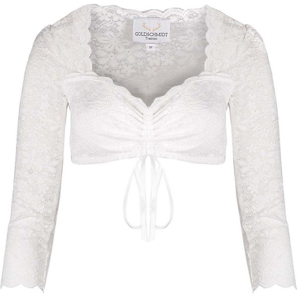 Goldschmidt Trachten Dirndlbluse Dirndlbluse Rosalie weiß