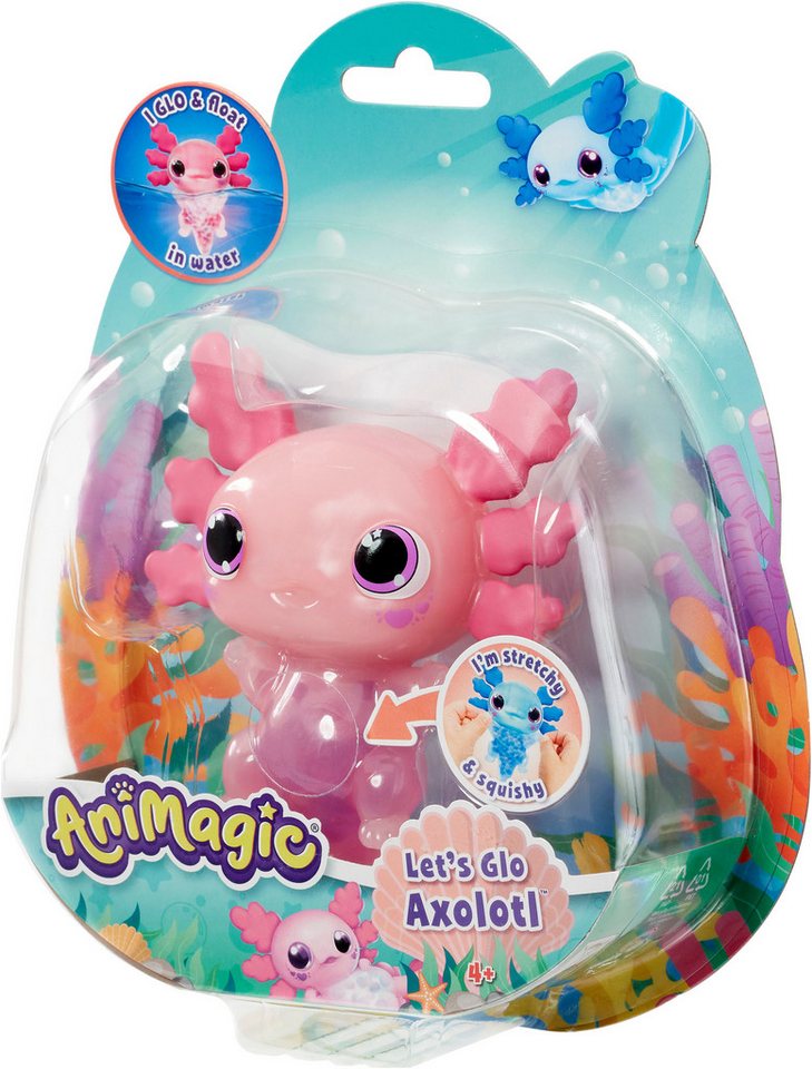 Goliath® Badespielzeug Animagic, Let's glo Axolotl, Schwimm-Axolotl, Farbig Variante nicht wählbar! – Bild 4 von 5