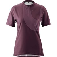 GONSO Damen Shirt Adventure Jersey Halfzip W, Größe 36 in Rot
