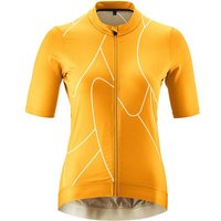 GONSO Gonso Damen Shirt Road Jersey Print, Größe 44 in Gelb