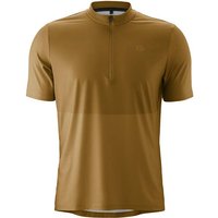 GONSO Herren Shirt Adventure Jersey Halfzip M, Größe S in Braun