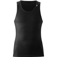 GONSO Herren Unterhemd Base Shirt Sleeveless M, Größe 6XL in Schwarz
