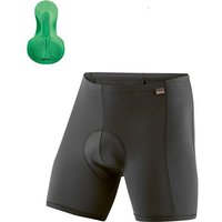 GONSO Herren Unterhose Sitivo U M He-Rad-U-Pants, Größe 6XL in Schwarz