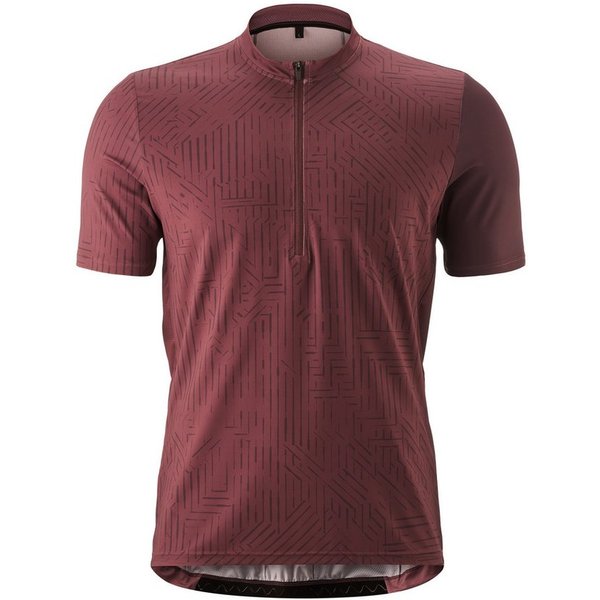 Gonso Radtrikot Adventure Jersey Halfzip M Herren Fahrradtrikot kurzarm, Rückentasche mit RV, Quick-Dry, Slim Fit