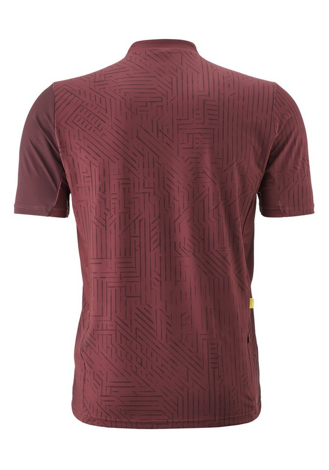Gonso Radtrikot Adventure Jersey Halfzip M Herren Fahrradtrikot kurzarm, Rückentasche mit RV, Quick-Dry, Slim Fit – Bild 2 von 3