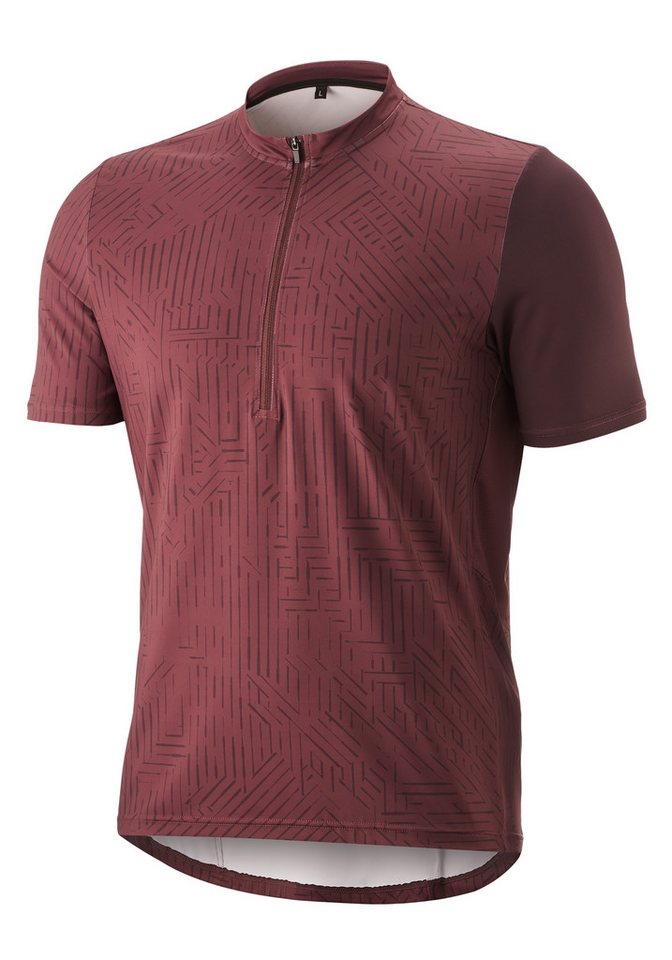 Gonso Radtrikot Adventure Jersey Halfzip M Herren Fahrradtrikot kurzarm, Rückentasche mit RV, Quick-Dry, Slim Fit – Bild 3 von 3