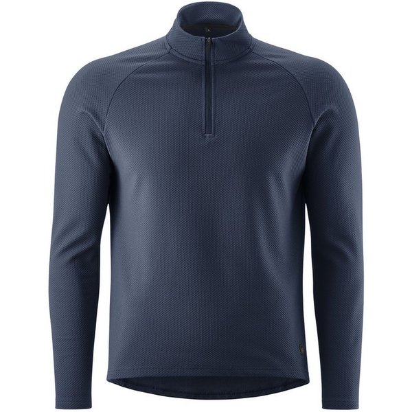 Gonso Radtrikot Essential Jersey Longsleeve Therm M Herren Radtrikot half-zip, langarm Trikot, Semi Fit
