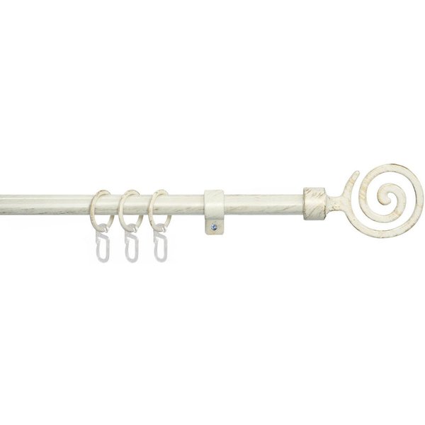 Good Life Gardinenstange Jana, Ø 13 mm, 1-läufig, ausziehbar, Fixmaß, verschraubt, Kunststoff, Metall