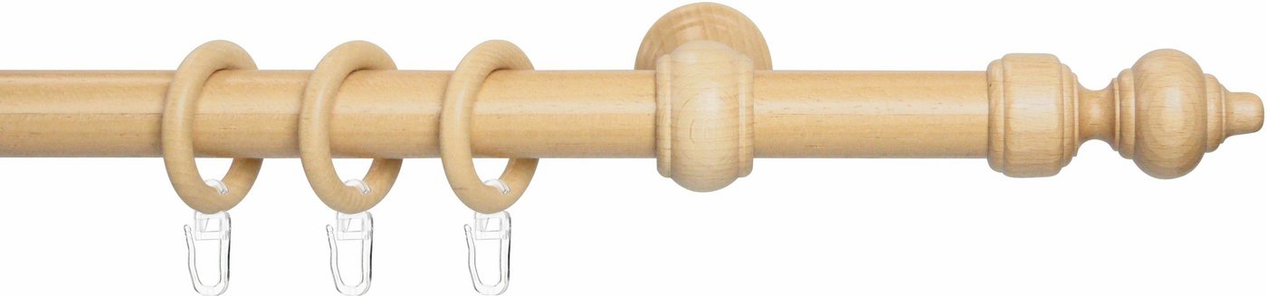 Good Life Gardinenstange Trend, Ø 28 mm, 1-läufig, Fixmaß, mit Bohren, verschraubt – Bild 2 von 4