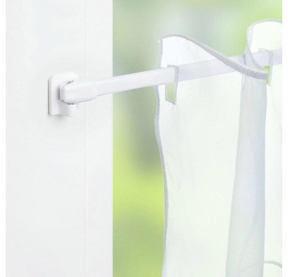 Good Life Gardinenstangenhalter Emi, Vitragenstangen, (Set, 4-St), Klebehalter, für Vitragen-Stangen – Bild 3 von 5