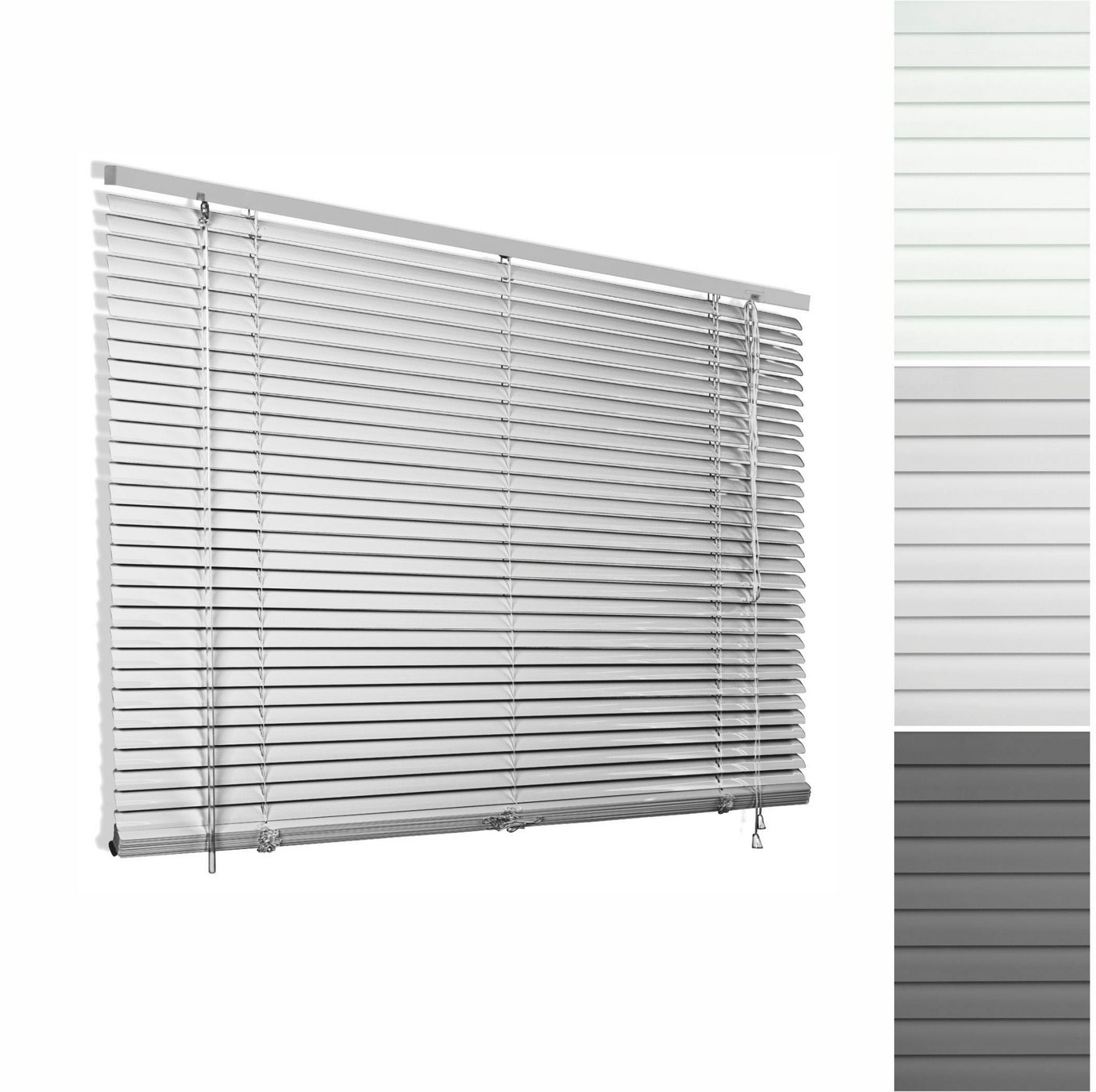 Good Life Jalousie Matti, ohne Bohren, freihängend, Klemmfix-Jalousie aus Aluminium – Bild 3 von 5
