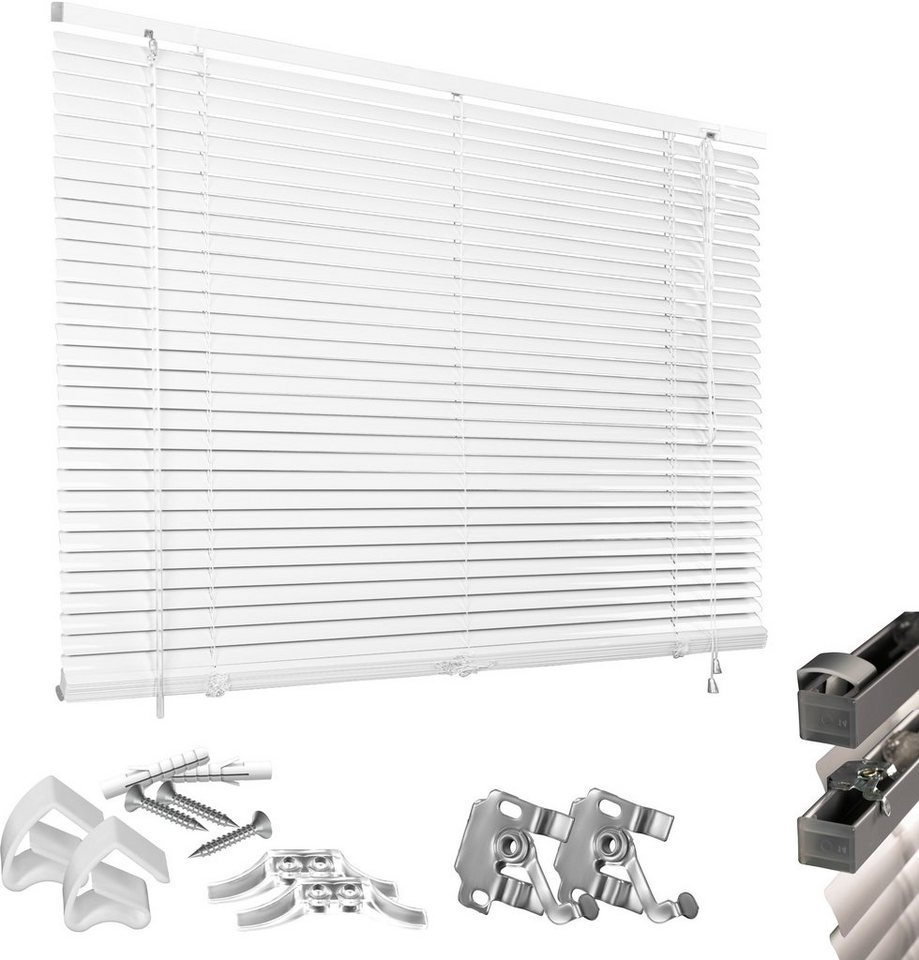 Good Life Jalousie Matti, ohne Bohren, freihängend, Klemmfix-Jalousie aus Aluminium – Bild 4 von 5