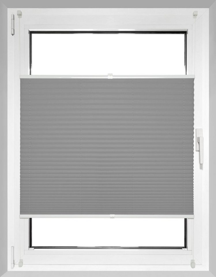 Good Life Plissee Ada, Lichtschutz, ohne Bohren, verspannt, Klemmfix, Lichtschutz – Bild 3 von 5