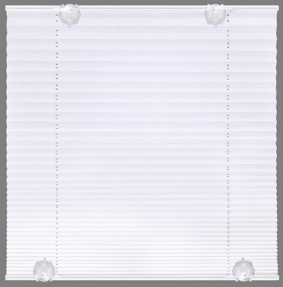 Good Life Plissee Vega, Lichtschutz, ohne Bohren, verspannt, Haftfix, Haftfix, ohne Schrauben, mit Saugnapf – Bild 2 von 5