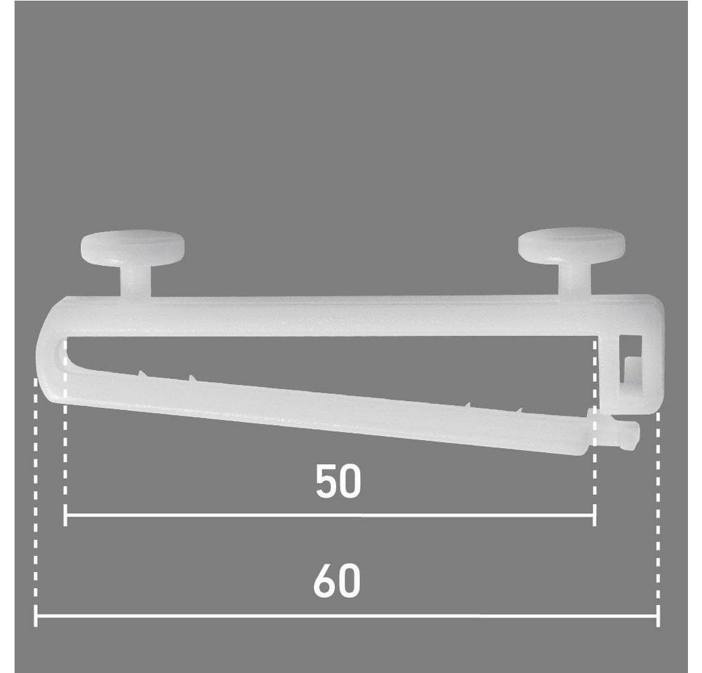 Good Life Schlaufengleiter Ille, Innenlaufsysteme, (Packung, 8-St), aus Kunststoff – Bild 4 von 5