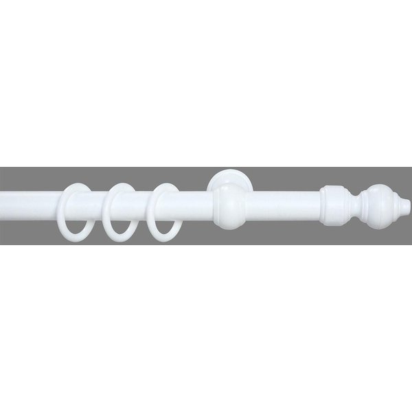 Good Life Vorhangstange Trend, Ø 28 mm, 1-läufig, Fixmaß, verschraubt, Kunststoff, Metall