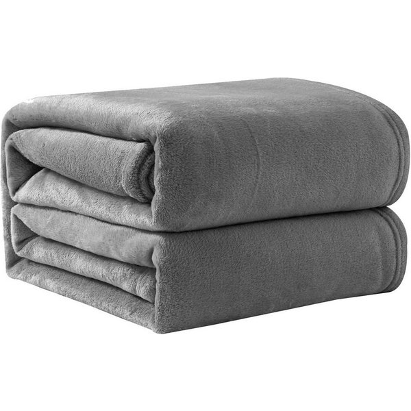 Wohndecke Kuscheldecke Flauschige Tages-/Sofadecke Weich Warm Maschinenwaschbar, Good Nite, Reaktiver Druck, Wärme für alle Jahreszeiten, Langlebig & pflegeleic