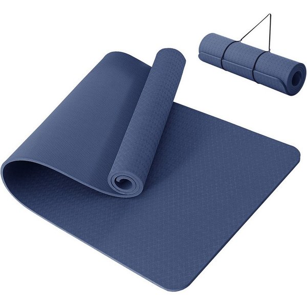 Good Nite Yogamatte Gymnastikmatten mit Tragegurt – 10 mm dick, 183x61 cm (1-St), rutschfest, komfortabel, 183x61x1 cm