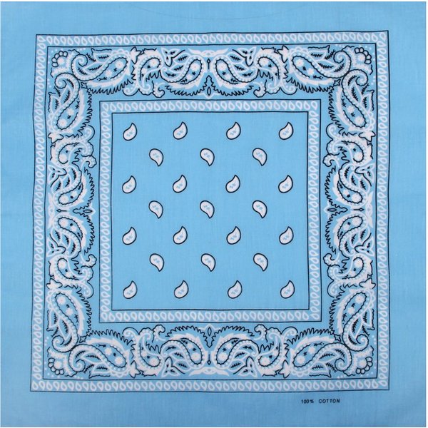Goodman Design Bandana Halstuch Kopftuch Multifunktionstuch Paisley, 100% Baumwolle