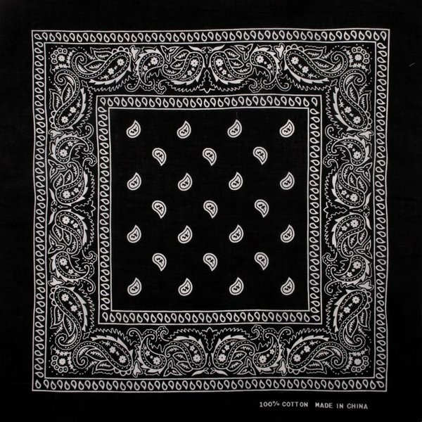 Goodman Design Bandana Bandana Kopftuch Halstuch Design: Paisley, 100% Baumwolle