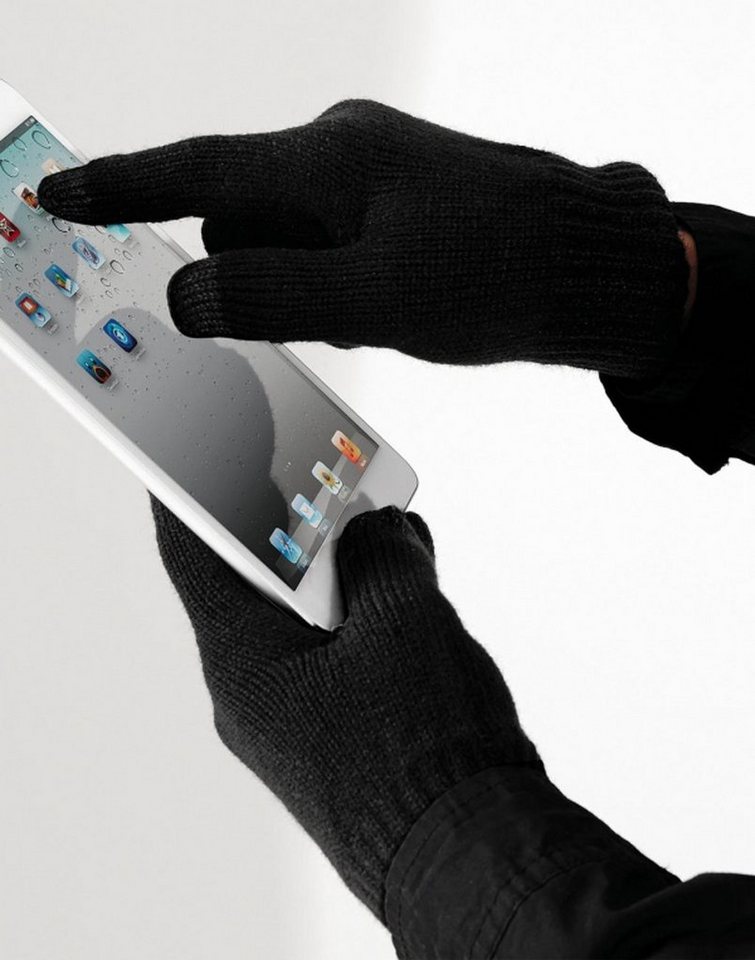Goodman Design Strickhandschuhe Touchscreen Gloves Fingerhandschuh Touchscree-geeignet, Finger und Daumen teilweise leitfähig – Bild 2 von 2
