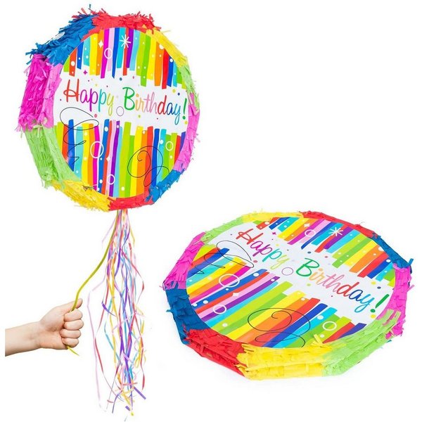 Goods+Gadgets Papierdekoration Papier-Piñata–Befüllbare Party-Piñata für Kindergeburtstage & Formen, Party-Dekoration zum Befüllen