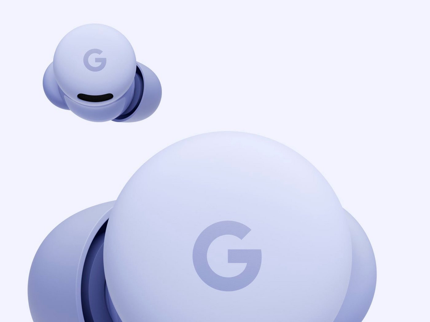 Google Pixel Buds 2a In-Ear-Kopfhörer (Active Noise Cancelling (ANC), LED Ladestandsanzeige, On-Ear-Erkennung, Sprachsteuerung, Transparenzmodus, Gemini, Blueto – Bild 3 von 4