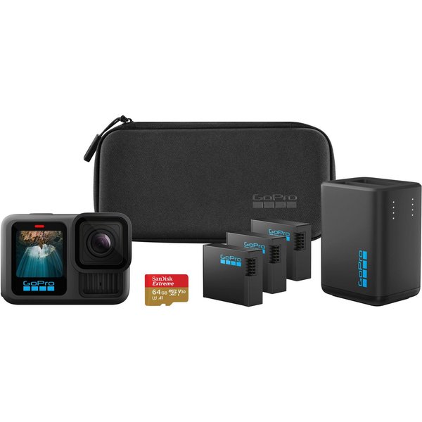 GoPro HERO13 Extended Power Bundle Action Cam (5,3K, WLAN (Wi-Fi), Bluetooth)
