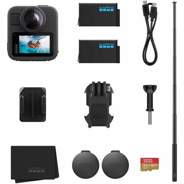GoPro Max 2 Accessory Hard Bundle Action Cam